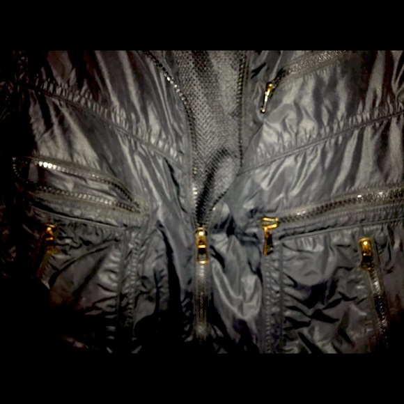 Dolce and Gabbana black front zip bomber jacket - Picture 3 of 5